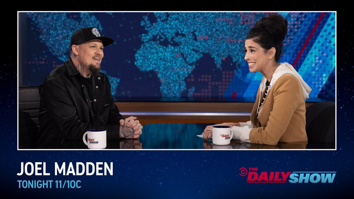 TONIGHT: @joelmadden is here to talk @inkmaster, @GoodCharlotte & @Veeps!