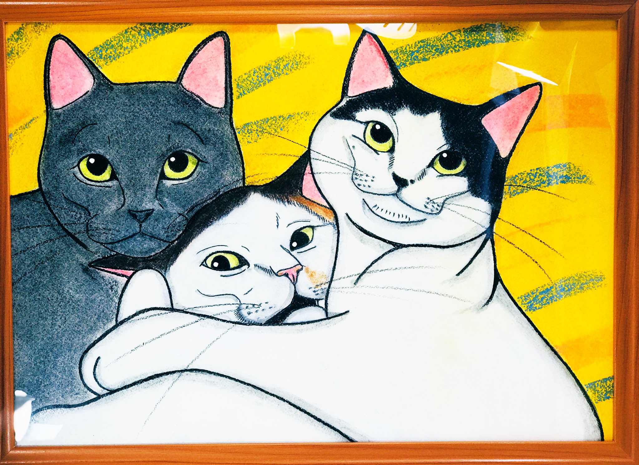 猫絵画 - البحث / X