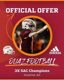 Lamentations 3:22
I want to thank <a href="/CoachAngelOrtiz/">Coach_Ortiz_WR’s</a> for blessing me with another offer to <a href="/OUAZFootball/">OUAZ Football</a> 
<a href="/LRHSFBRecruit/">LakeRidgeFBRecruiting</a> <a href="/CoachKirkThor/">Kirk Thor</a> <a href="/DungeonDFW/">Bertram Lawrence Sr</a> @catchit_pat <a href="/WRHitList/">WR Hit List</a> <a href="/TXRecruits/">Texas Recruits</a> <a href="/TXTopTalent/">TX TOP TALENT</a> <a href="/PlayBookAthlete/">PLAYBOOK ATHLETE</a>