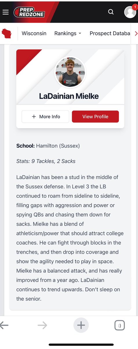 Thank you so much for the write up 
<a href="/MJ_NFLDraft/">Mark Johnson</a> <a href="/PrepRedzoneWI/">Prep Redzone Wisconsin</a> <a href="/HHSCoachGumm/">🪓 Justin Gumm 🪓</a> <a href="/z_wett/">Zach Wettengel</a>