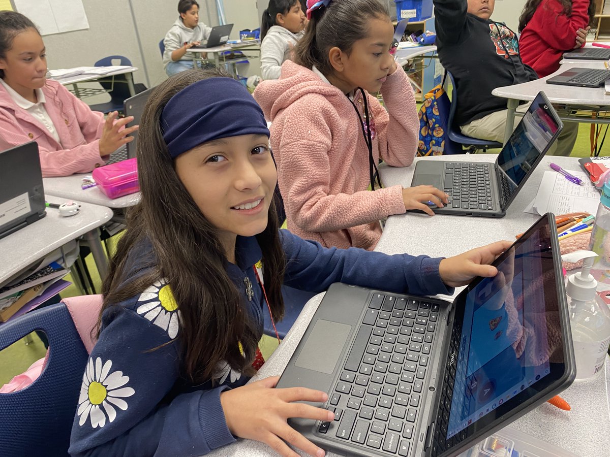 MAlvarado_HMS's tweet photo. 🚀 Had a blast teaching 4th and 5th graders how to code their very own video game today in PLC class! 🎮💻 Seeing their creativity and enthusiasm was amazing! 💡👏 #KidsWhoCode #FutureProgrammers #STEMEducation #FunLearning #StudentEngagement #blessedtechcoach #ilovewhatido https://t.co/iJF6psxxl5