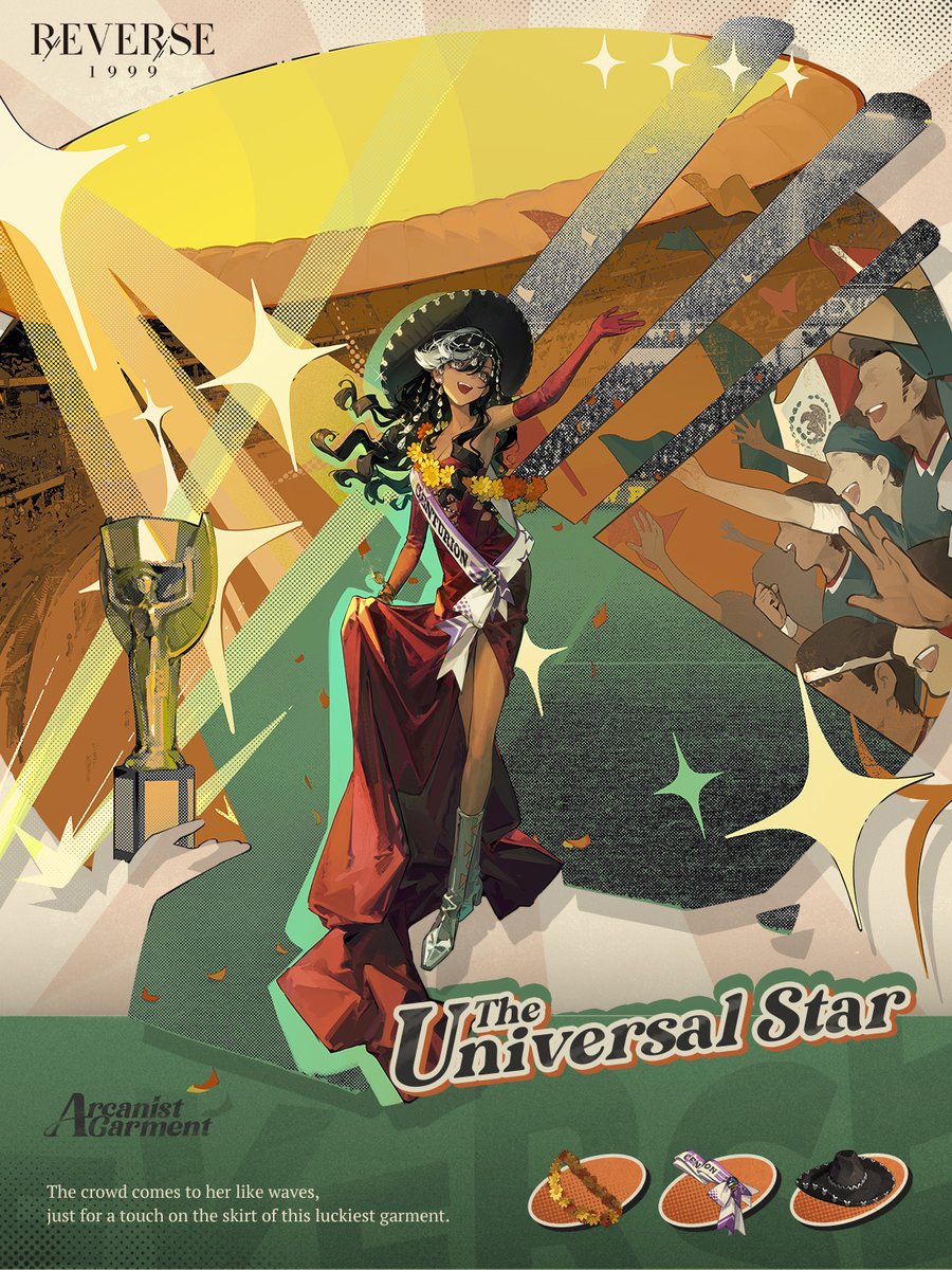 Reverse1999_GL's tweet photo. Centurion Garment | The Universal Star

The crowd comes to her like waves, just for a touch on the skirt of this luckiest garment.

Download Now: https://t.co/EZTek8g4hY

#Reverse1999 #TheftofTheRimetCup https://t.co/q1XgdOBc2x