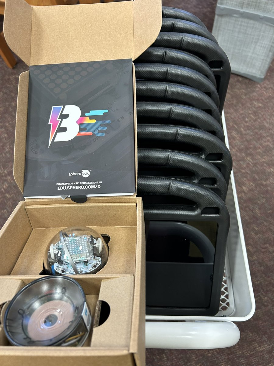 MsFagin's tweet image. I applied for &amp;amp; received a grant from the Georgia Educational Technology Consortium. Last week @GaETConf I was recognized along w/ other grant recipients. Today I put Kindle tablets &amp;amp; labeled #SpheroBolts. Can’t wait to get started w/ students @KennedyRoadMS! #FaginatorTech