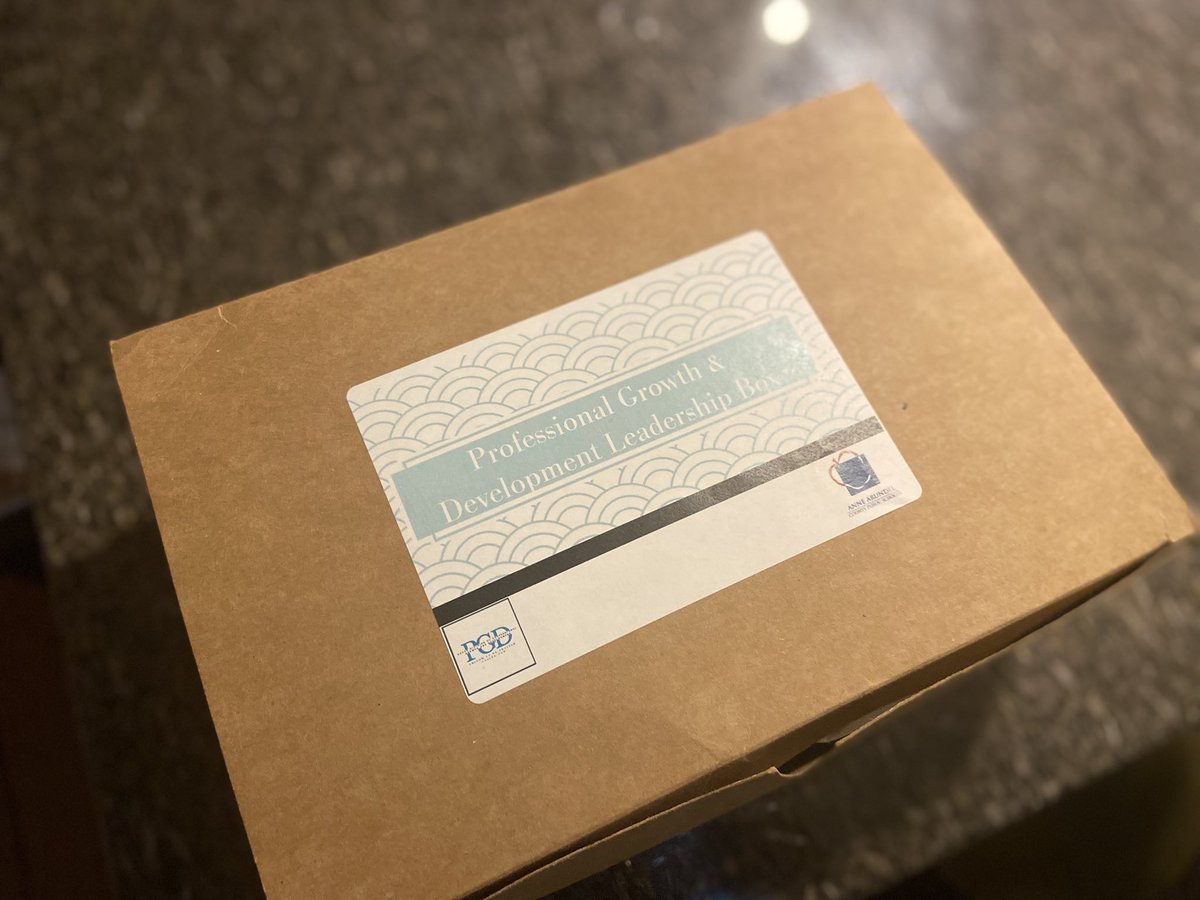 ShaiShockley's tweet photo. Thrilled to have received a trove of resources today! Special thanks to @AACPS_PGD. I eagerly anticipate utilizing these tools to continue fostering my growth along this journey of transformative leadership. Oh, AND lunch w/ a district leader!😄#LeadershipBox #BelongGrowSucceed https://t.co/RKywljpTov