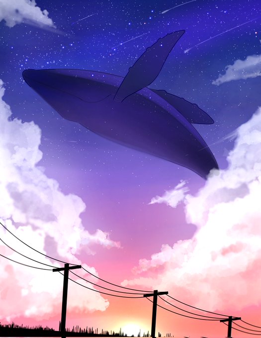 「scenery shooting star」 illustration images(Latest)