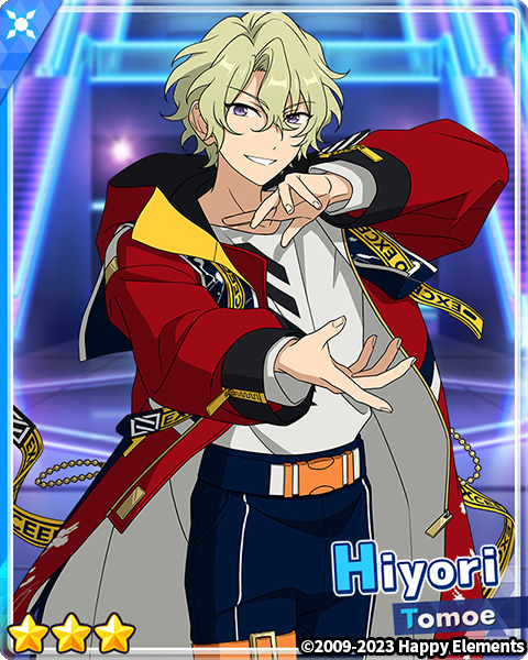 📝Soar!◆Cloud-Shattering SOLID STAGE will start soon!

⏰Time: 2023/11/11 12:00 PM - 11/19 10:00 PM GMT-5

⭐️Complete Lives or Idol Works to get Pt and Entry PASS; Collect Pt to get Event Cards and other rewards!

Please refer to the game for details.