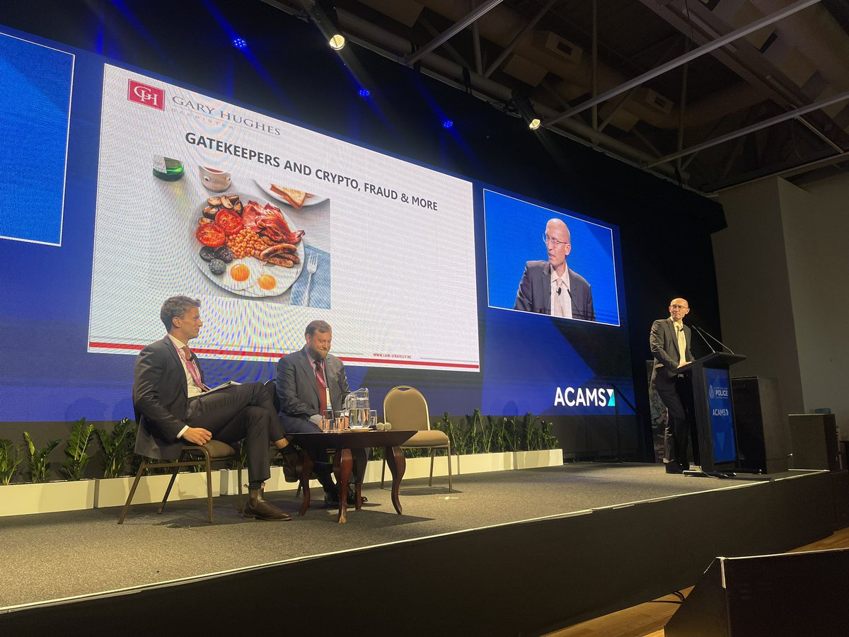 NZFIU's tweet photo. The last session of the day was a panel hosted by Gary Hughes of Brittomart Chambers with Ed Kitt from the High Commission in Canberra @ukinaustralia and Andy Watson of the UK’s @TheFCA discussing #gatekeeper supervision. #nzfiu #aml #cft https://t.co/IO9j2LaI59