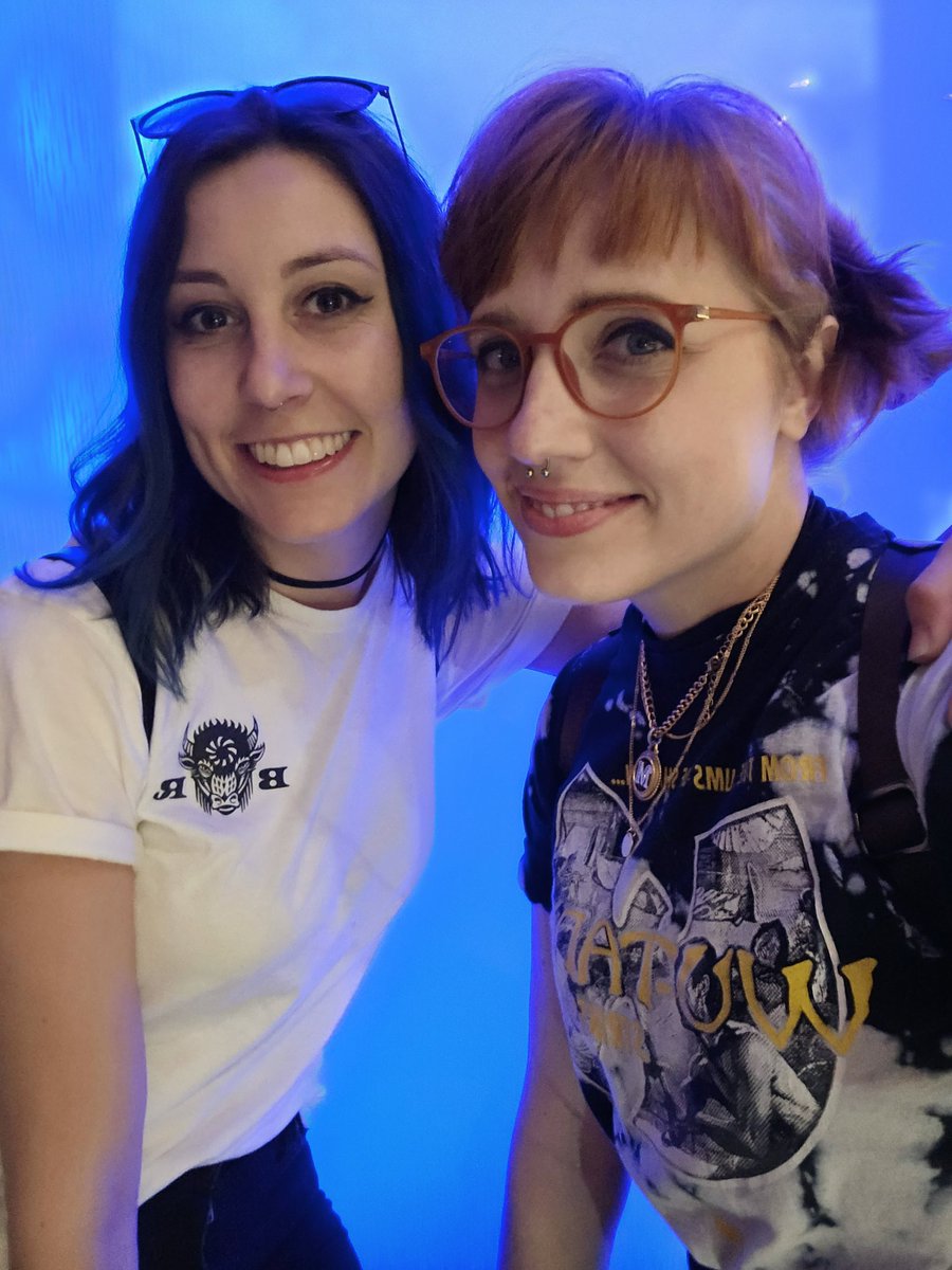 MissMegzie's tweet image. Just @ev0ra and I being cute and 100% completely sober outside of #BlizzCon2023
