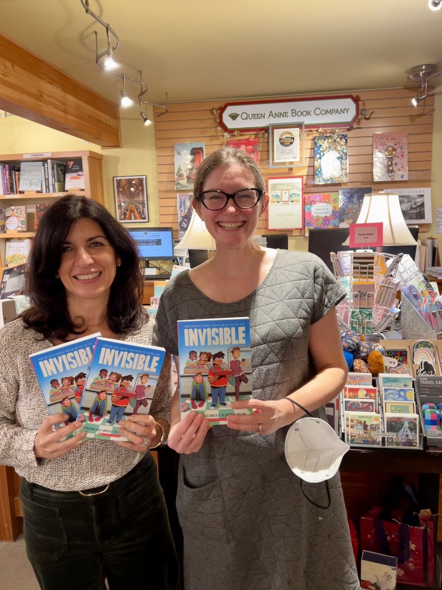 ChristinaDG's tweet image. Today I signed copies of INVISIBLE &amp;amp; CONCEALED at bookstores around Seattle! Loved visiting @ThirdPlaceBooks @queenannebookco  and @BNNorthgate! #signedbooks #booktwitter