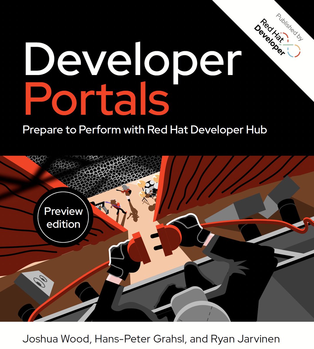 🤩 I'm super excited that earlier today during #BackstageCon our upcoming book 📕 about #Developer #Portals got mentioned during one of the keynotes. You can access a 3 chapters preview edition  right here courtesy of <a href="/rhdevelopers/">Red Hat Developer</a> 
developers.redhat.com/e-books/develo…