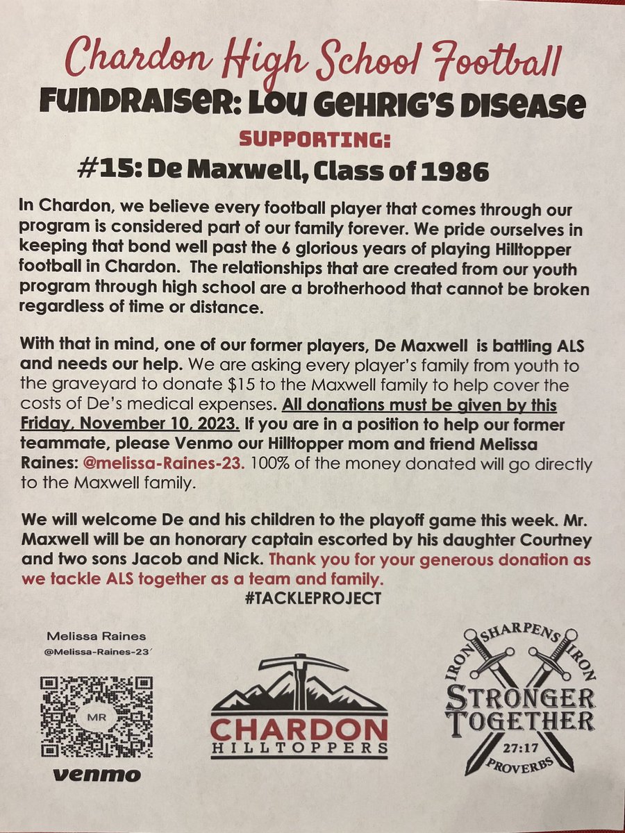 Chardon Gridiron tweet media