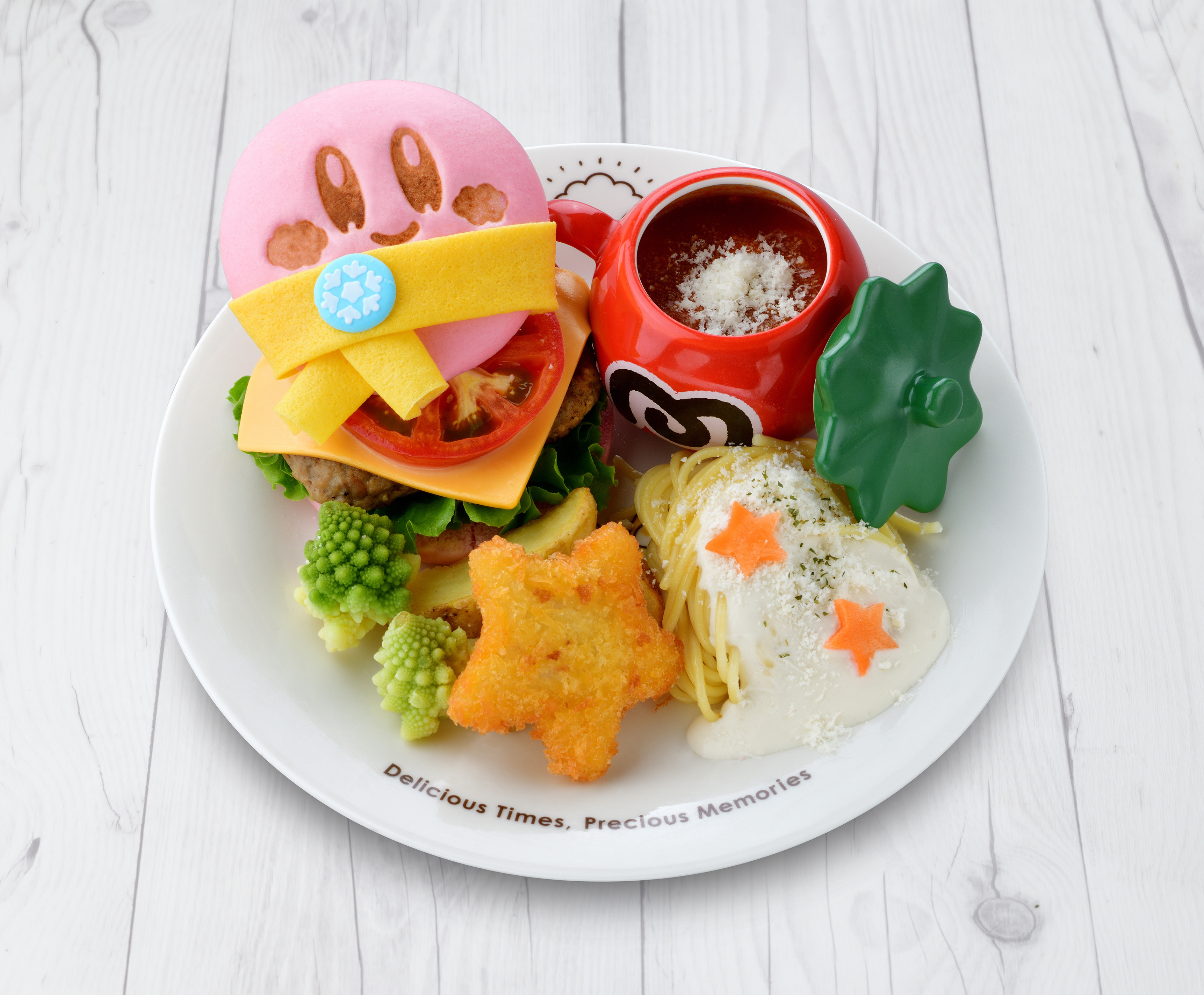 カービィカフェ　スーベニアプレート 2枚セット 星のカービィの『Kirby Café (カービィカフェ)』にて「カービィ