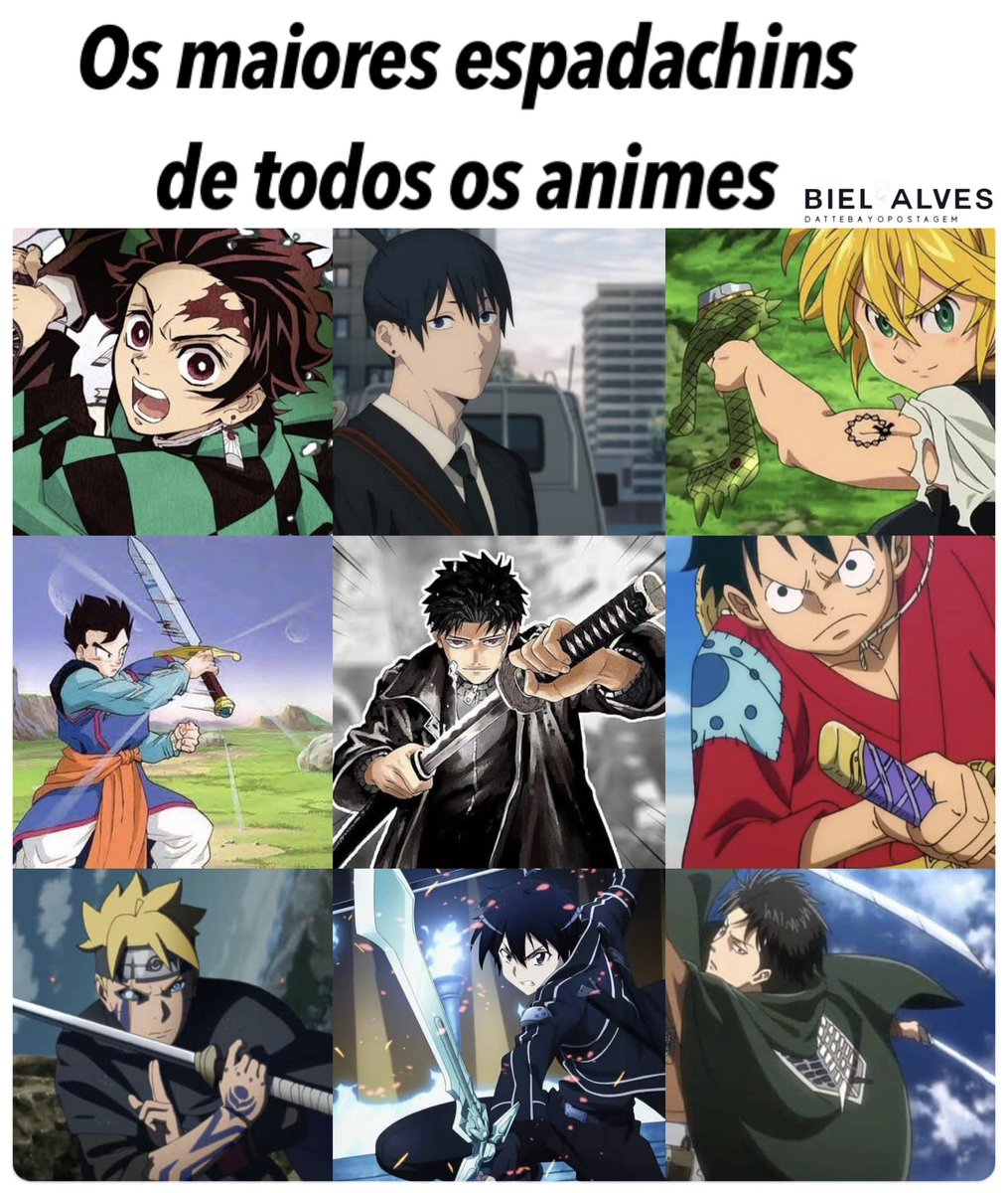 Awn – Top 20: Espadachins de animes