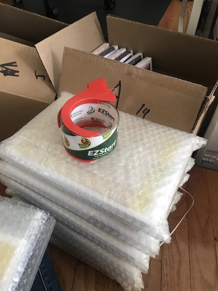 cldvnantho's tweet photo. packing day!! (not even all of the packages that've been dropped off at the post office, haha!) we've gone through most of our orders, with the rest going out tomorrow/this week. thanks so much for your support!! 💛 https://t.co/1qUG1SBh81