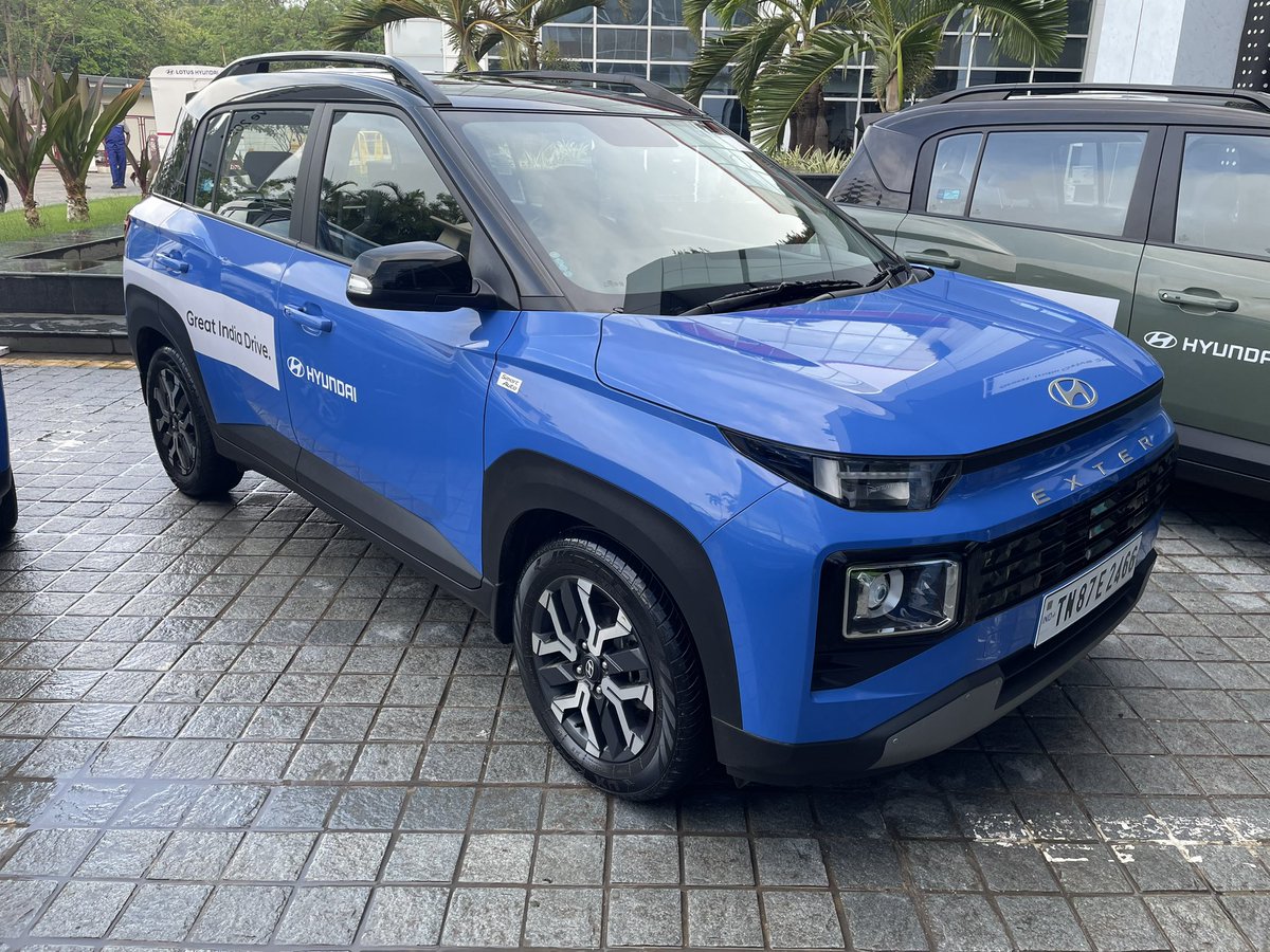 carandbike's tweet image. The 7th edition of the Hyundai Great India drive is flagged off from Coimbatore. We’re headed to Ooty and onwards to Bandipur Tiger Reserve in the Hyundai Exter #GID2023 #Exter #Thinkoutside #Tigermoment