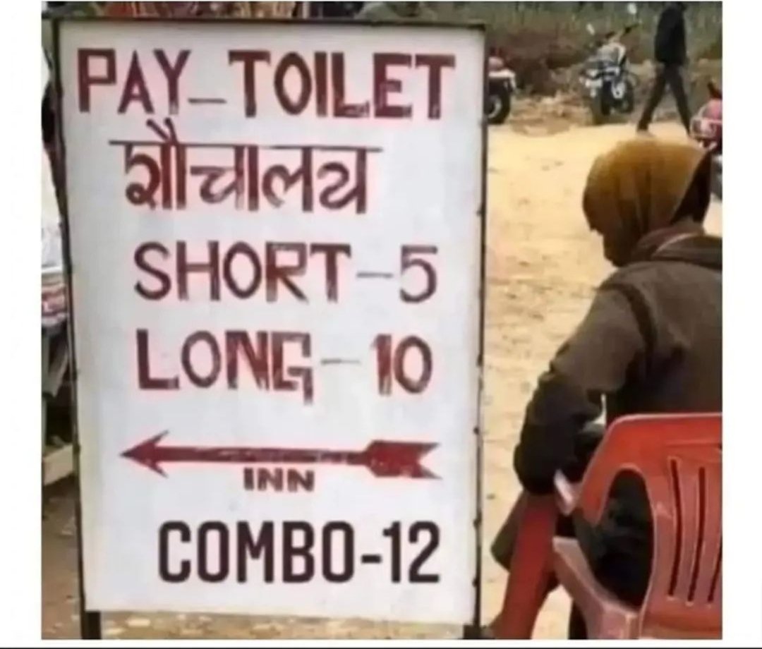EdaBali2000's tweet photo. This can happen only in #IncredibleIndia lol...
@Ladywannafly @Madeeat @RabiaMa30938617 @Saherb1 @AdityaRajKaul @Moni_Kakar @A_MateenAnsari @OSPSF @DailyUrduPoint @UN_HRC @hrw @Athersmike @DrSJaishankar @drsanjaygupta @WeNeedQuaid @AMShahidLatif https://t.co/MOOyZB1PPH