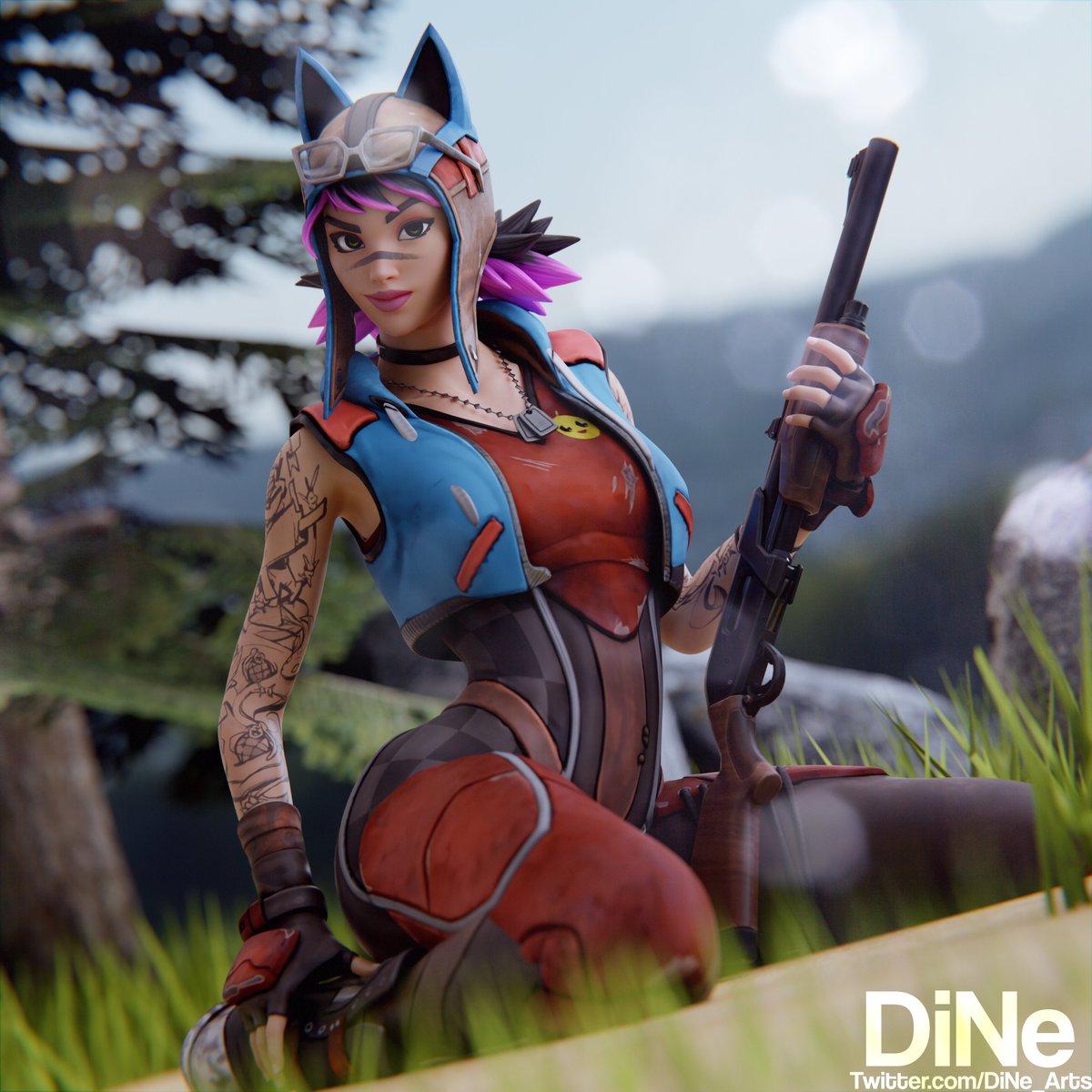 DiNe_Arts's tweet photo. Well it's been a hot minute.

Renegade Lynx by the great @x_RedEyes

#FortniteOG #renegadelynx #fortnitensfw #rule34 https://t.co/y8Xu7JGlih