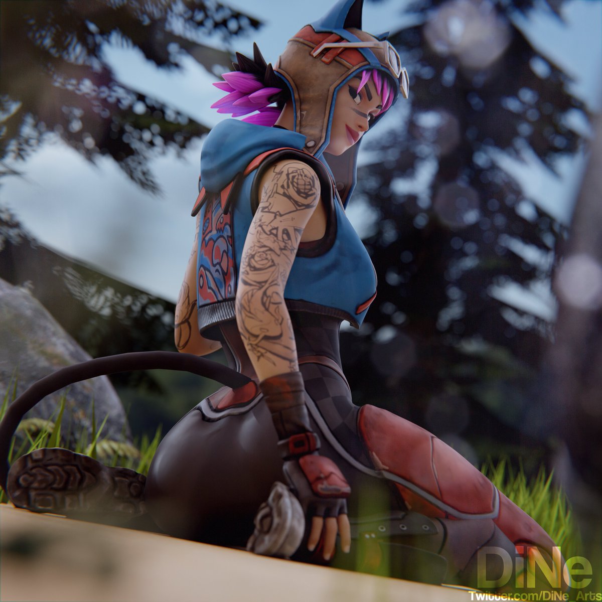 DiNe_Arts's tweet photo. Well it's been a hot minute.

Renegade Lynx by the great @x_RedEyes

#FortniteOG #renegadelynx #fortnitensfw #rule34 https://t.co/y8Xu7JGlih