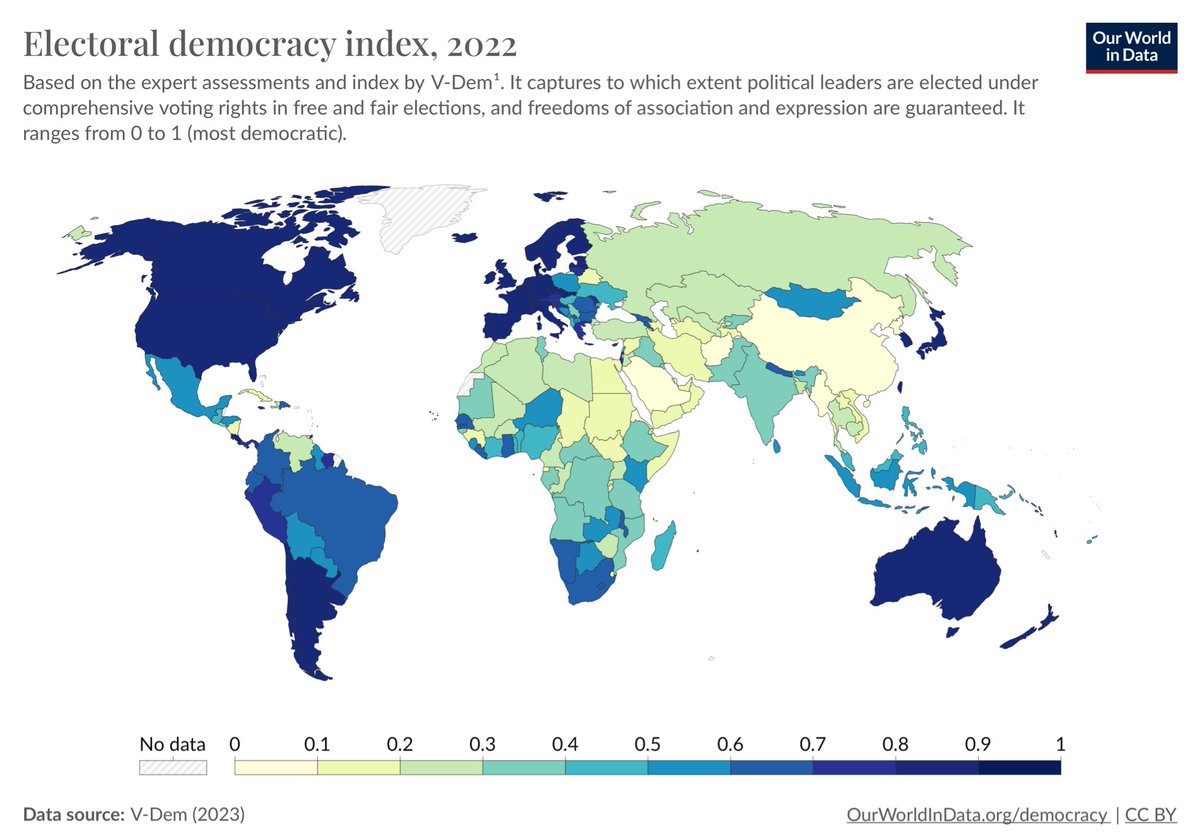Raafegh's tweet image. شاخص دموکراسی انتخاباتی، ۲۰۲۲
#DemocracyIndex