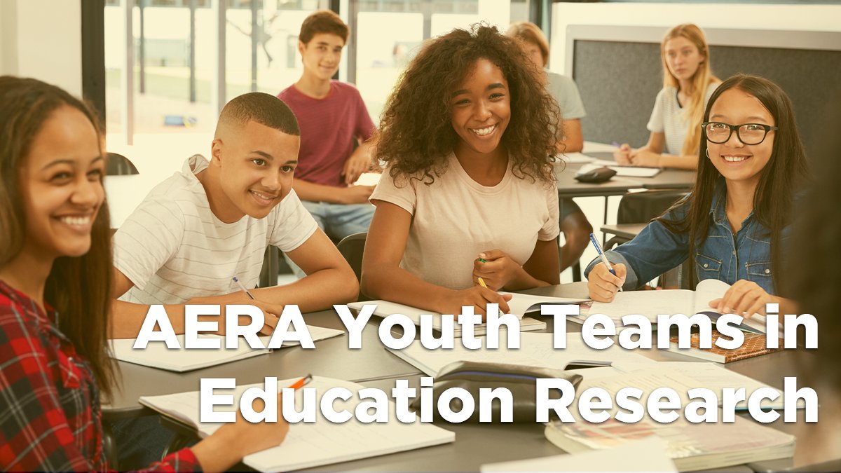 .<a href="/AERA_EdResearch/">AERA</a> is calling for proposals for the Youth Teams in Education Research Program by November 16. For high school students working with researchers, this initiative lets them present their work and attend the 2024 AERA Annual Meeting. aera.net/Portals/38/202…