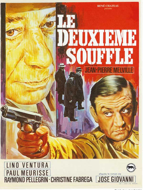 CellyNostalgie's tweet photo. D-6 Today, continuing yesterday's plan, the other 3 Jean-Pierre Melville polar movies that i wanted to rewatch - and recommend- for #Noivember #FilmNoir:
- Le deuxième souffle (US Second Wind, 1966). With Lino Ventura, Paul Meurisse, Raymond Pellegrin, Christine Fabréga, https://t.co/hRtYGEV6zM
