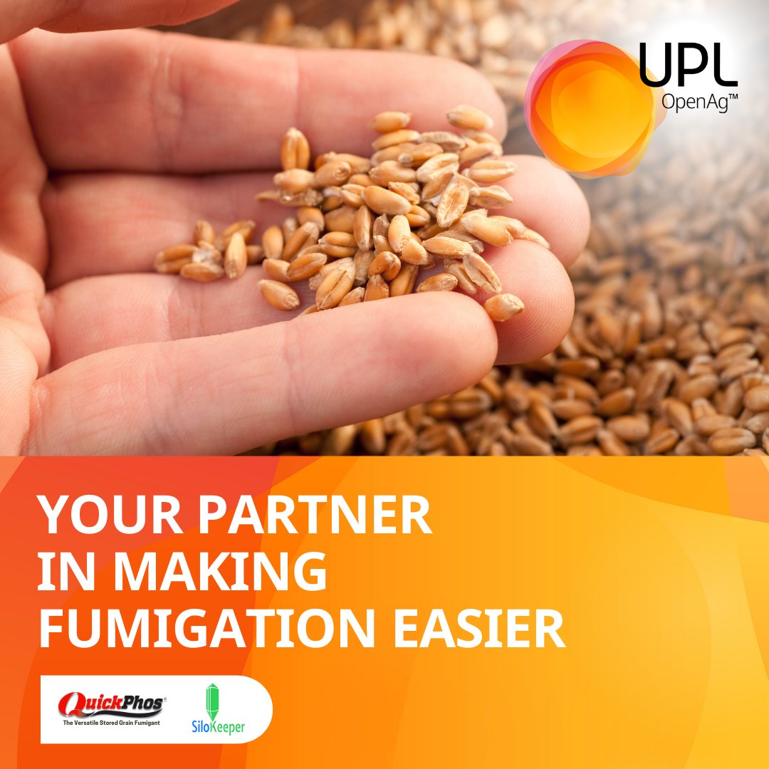 UPLAUSLtd's tweet photo. 📣#Grain #growers download the free #Silokeeper app – Your partner in making  fumigating easier! It guides you through the process, ensuring the right dosage & exposure time 🌾
📲Download on the App Store or Google Play or visit 👉https://t.co/XdwjZXclTR
@theGRDC #UPL #OpenAg #QuickPhos