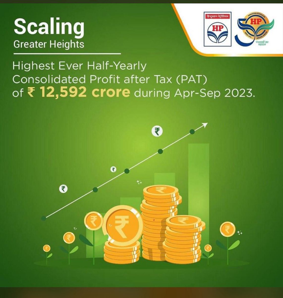 NarendranKSBJP's tweet image. My heartiest congratulations to the entire Team #HPCL for bouncing back to achieve this record performance..
💐💐💐 👏👏👏 
#DeliveringHappiness 
#RecordProfits

@narendramodi 
@HPCL