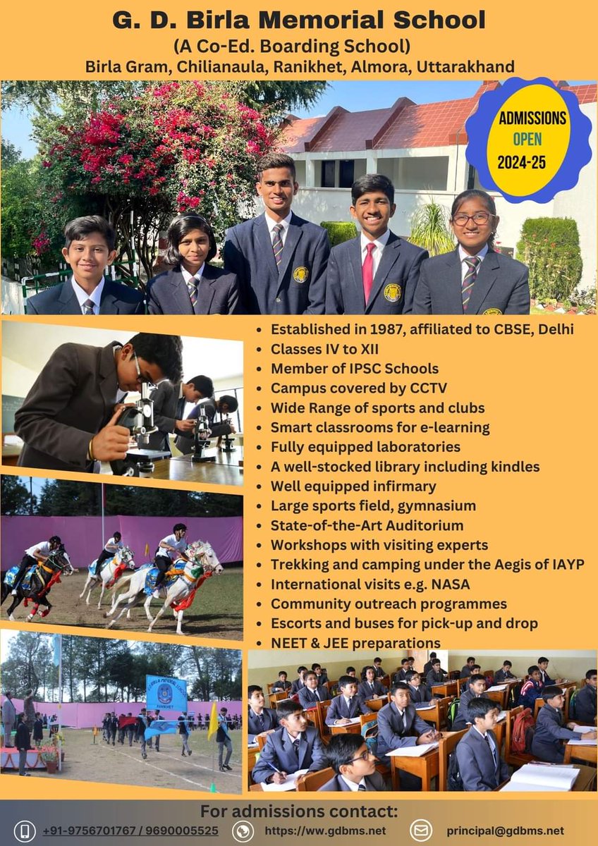 #AdmissionOpen for classes 4 to 12. #2024-25
#schools  #SchoolChoice  #NewDelhi  #Noida  #Patna  #Lucknow  #Haldwani #advertisement  #bestschool  #bestschoolinIndia