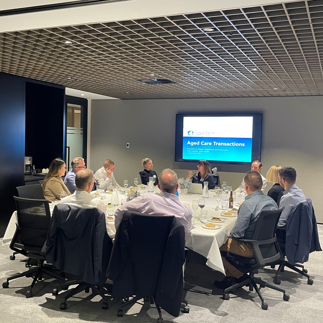 Last week Megan Jongebloed and Anna Lacey of our #Aged Care, #Health &amp; #Retirement Living team hosted an informative and engaging luncheon together with guest speaker, Justin Hazell of Healthcare &amp; Retirement Living, Colliers.