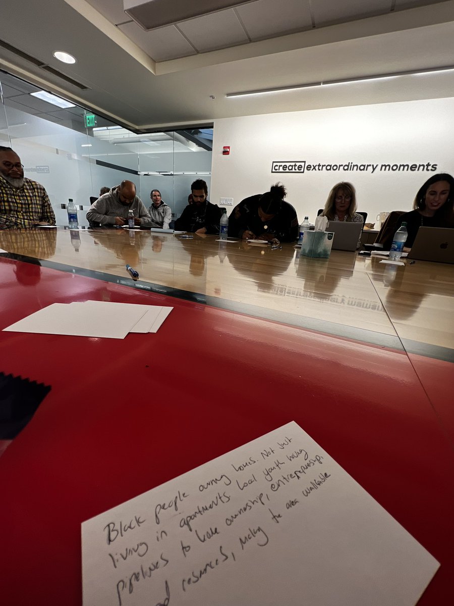 Lakayana (@lakayanad) on Twitter photo Inspiring afternoon with <a href="/AlbinaVisionPDX/">Albina Vision Trust</a> the <a href="/trailblazers/">Portland Trail Blazers</a> and members of the Central City Task Force envisioning what a shared future Albina could look like that brings together community, business and culture. Investment without displacement is the name of the game. 🏀🏘️👑 Inspiring afternoon with <a href="/AlbinaVisionPDX/">Albina Vision Trust</a> the <a href="/trailblazers/">Portland Trail Blazers</a> and members of the Central City Task Force envisioning what a shared future Albina could look like that brings together community, business and culture. Investment without displacement is the name of the game. 🏀🏘️👑