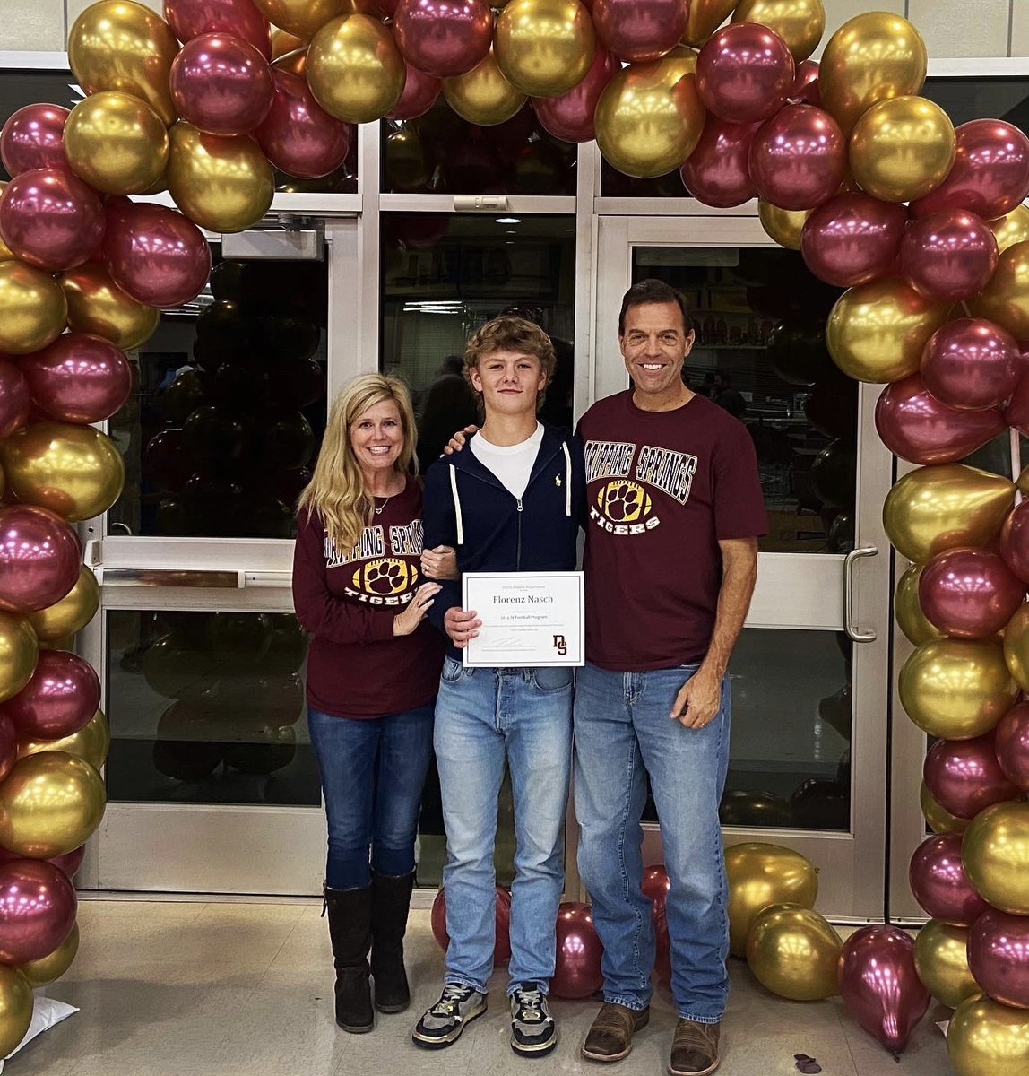 JV Football Banquet with Flo! 🏈👏🐯