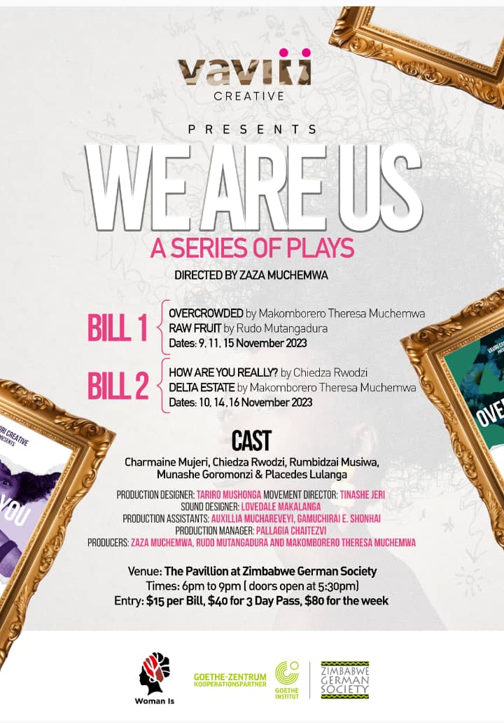 Advance tickets can be bought here ticketing.clicknpay.africa/#/my-event/443…
#weareus #womenplaywrights #femaledirector #womencreatives #womensupportingwomen #mensupportingwomen #story #zimarts
