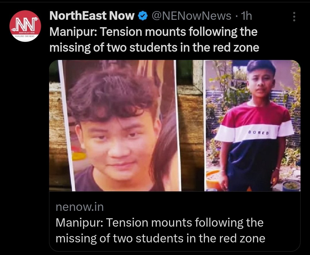 BharatMeitei's tweet photo. Released the 2 innocent school children abducted by #KukiNarcoTerrorists
By kidnapping small children will not help in your demand of separate kukiland.
Is an act of cowards
#fightwithdignity
#KukiChinZoSeparatistsMilitants
#ManipurFightsBack
#MeiteiFightsBack
#Manipur https://t.co/82mTLBslih