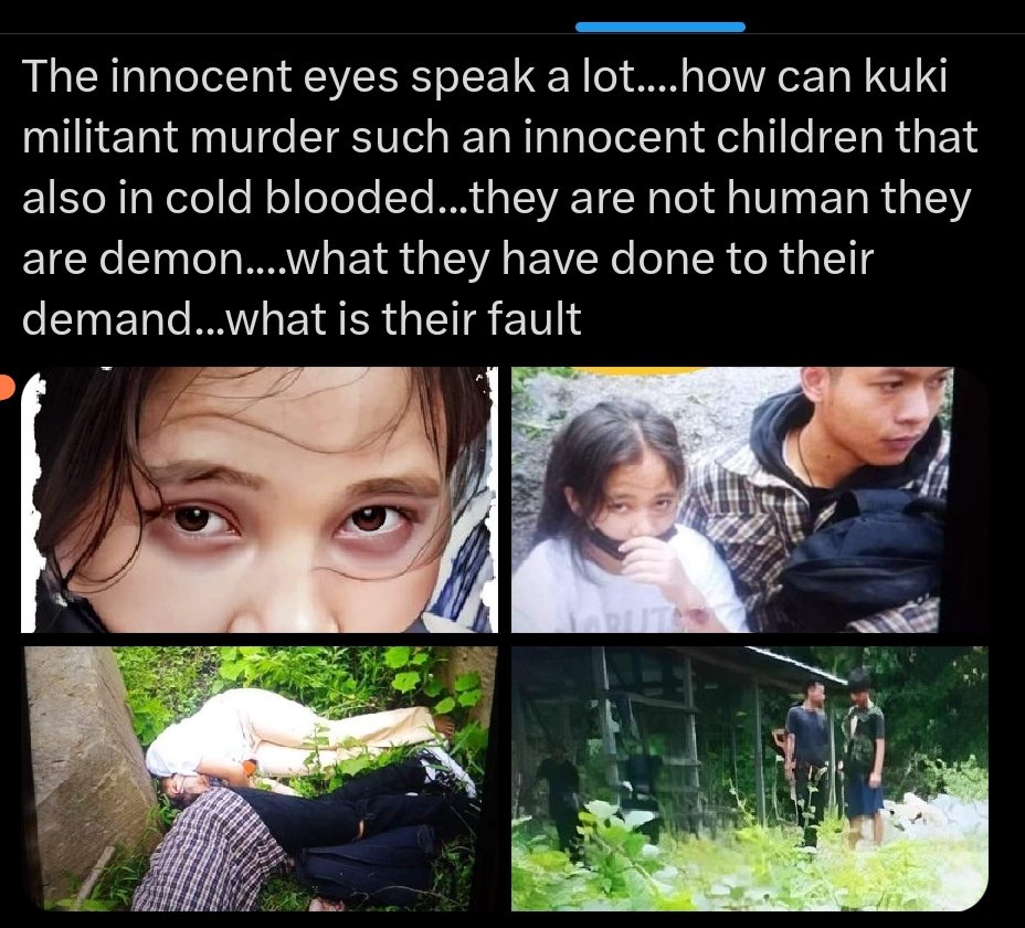 BharatMeitei's tweet photo. Released the 2 innocent school children abducted by #KukiNarcoTerrorists
By kidnapping small children will not help in your demand of separate kukiland.
Is an act of cowards
#fightwithdignity
#KukiChinZoSeparatistsMilitants
#ManipurFightsBack
#MeiteiFightsBack
#Manipur https://t.co/82mTLBslih