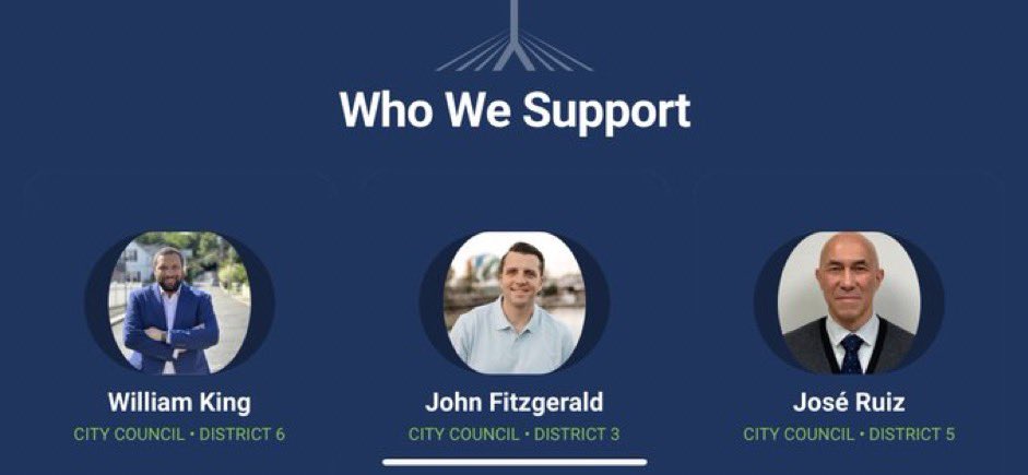 CarCarll's tweet photo. A MAGA SuperPAC’s scheming to drag Boston backwards. Driven by white backlash, they align w/BPD union—DO NOT vote for ANY candidate they endorse.
Instead VOTE:
AT-LARGE (3 only)
@Ruthzee
@juliaforboston
@Santana4Boston
@EnriquePepen D5
@ben4district6
@MrRichardsBOS D3
#bospoli https://t.co/DZ7aRU3cLH