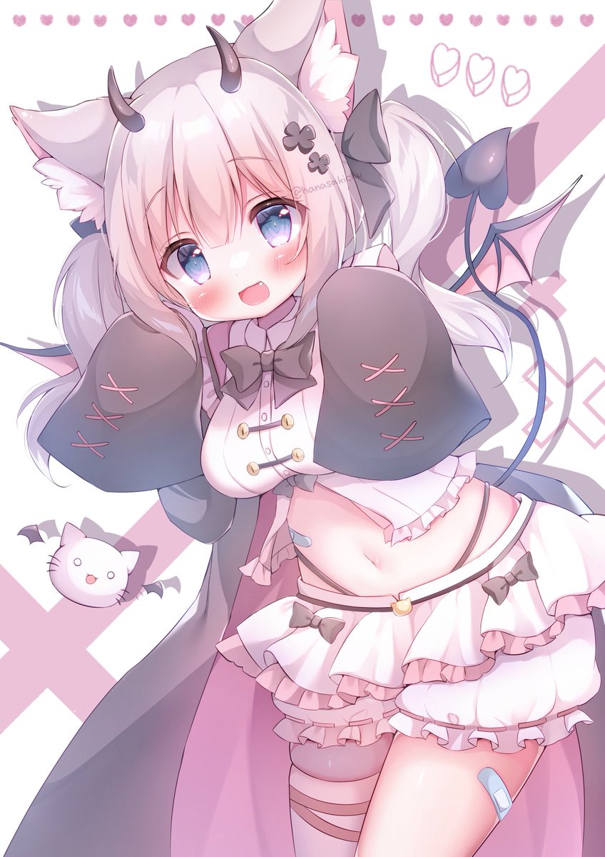 「#いいおなかの日  よいお腹です(*'ω`*)」|花咲ちゆ🐇🎨お仕事募集中(Vtuberさきちゅ)のイラスト