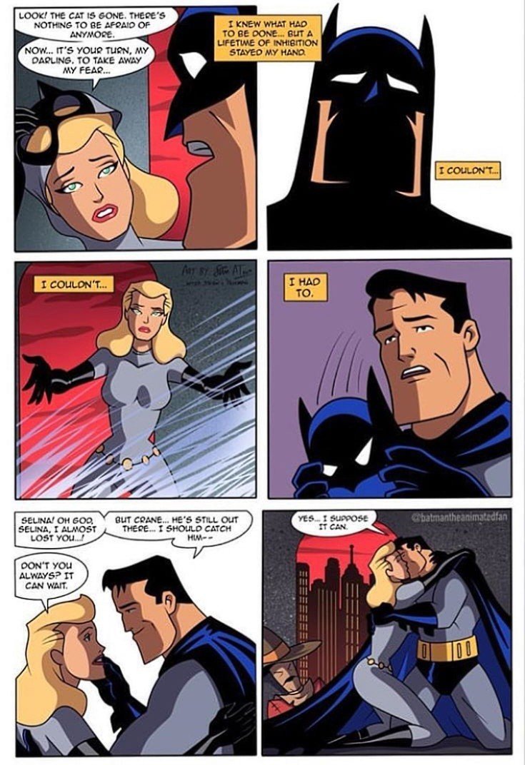 OptimistPrime99's tweet photo. #Batman #Catwoman #BatCat by batmantheanimatedfan https://t.co/IJpUtHqqE6
