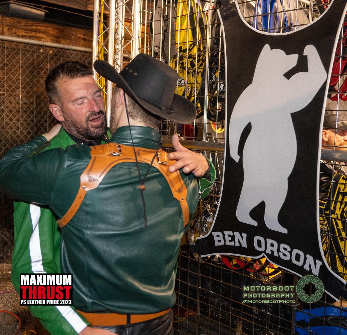 benorsonleather's tweet photo. First time at PS Leather 2023 was such blast. The weekend was very good for our booth &amp; we thank everyone who stopped by. It was great to see old friends &amp; new ones🖤🏳️‍🌈#psleatherpride #leatherpride #palmspringsleatherpride #leathermen #leatherbears #kink #fetish #benorsonleather https://t.co/aBFqHzSUY9