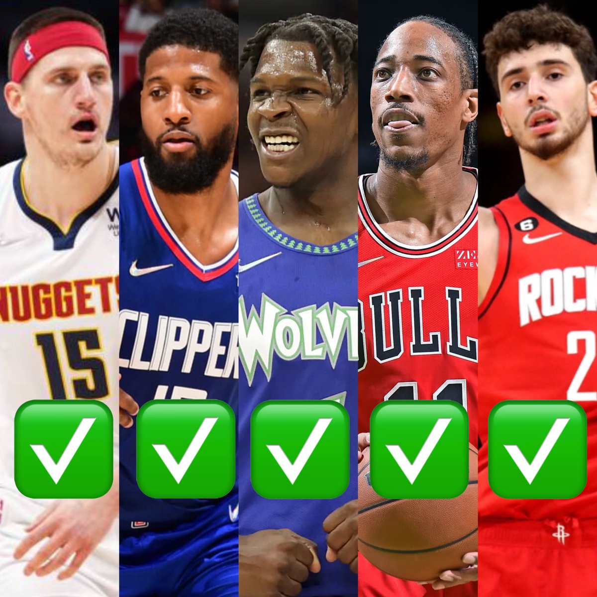 austinsprops's tweet image. MAMA WE DID IT AGAIN🧹🧹🧹

I’ll give another $150 to someone who likes this post to celebrate!

THREE SWEEPS IN A ROW🫢

Anthony Edwards 33.5 PRA “O”✅
Alperen Sengun 5.0 Asts “O”✅
Paul George 4.5 Rebs “O”✅
DeMar DeRozan 20.5 Pts “O”✅
Nikola Jokic 21.5 RA “O”✅
Giannis…