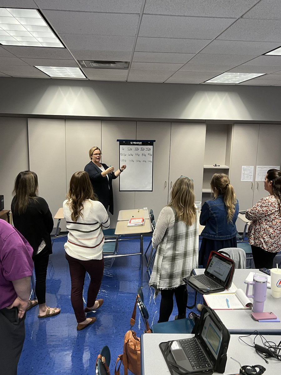 switzsc's tweet photo. Our @switzsc teachers continue challenging themselves learning new math strategies and digging further into our IN standards and frameworks. @CFless @EducateIN  @CIESCtweets #PacerPride https://t.co/J4a9qAAxOv