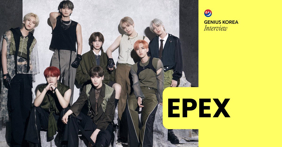 We got to ask EPEX (<a href="/the_EPEX/">EPEX Official</a>) about their 'Bipolar' series and their new concept with the song #FULLMETALJACKET!

Read Genius Korea's interview with the members now➡️genius.com/discussions/47…

#EPEX #이펙스 #Eight_Apex #CanWeSurrender #Prelude_of_Anxiety
