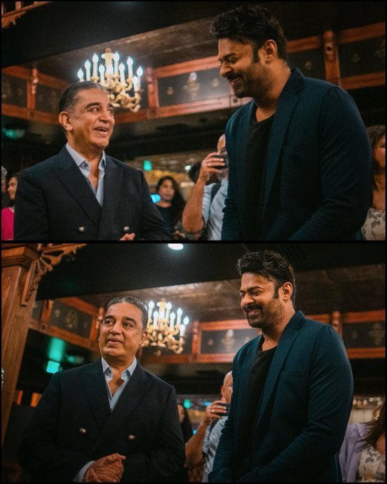 Wishing the legendary actor @ikamalhaasan Garu a very happy birthday on behalf of RebelStar #Prabhas fans.

Best wishes for #Kalki2898AD and your other upcoming films! ❤️

#HBDUlaganayagan #HBDKamalSir