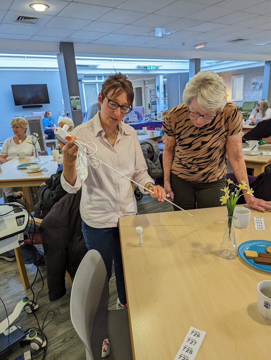 Great breathe easy meeting yesterday. Guest speaker Amy Binnion talking about lung volume reduction. Every member got the opportunity to meet her and look at the equipment used in the procedure. Providing the opportunity to meet Specialists usually out of reach.
