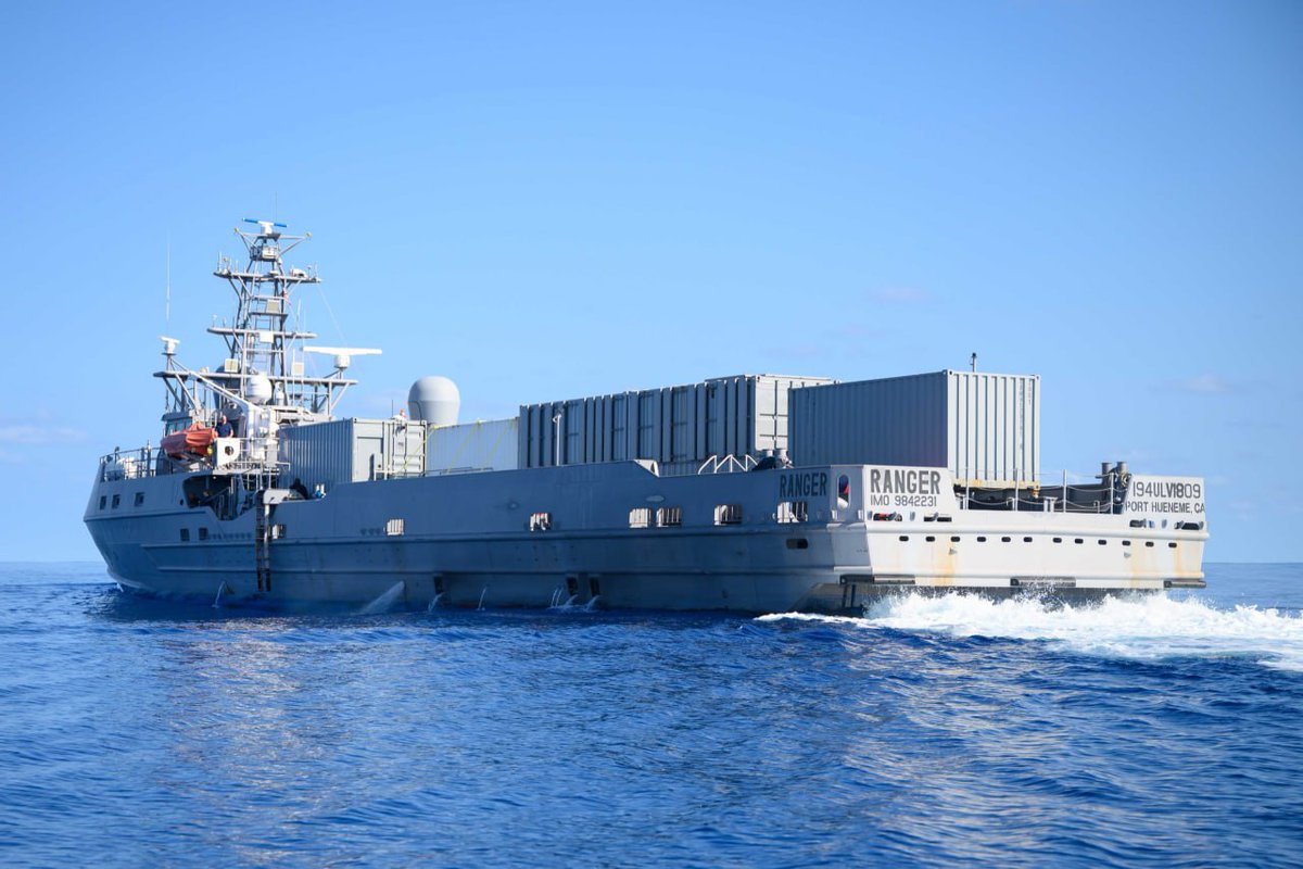 Resonant_News's tweet photo. The 🇺🇸 #USNavy wants information from industry for its Large Unmanned Surface Vessel (LUSV), as the service finishes requirements before buying the first ship in the next fiscal year.

#LUSV is a high-endurance, affordable asset capable of weeks-long deployments and trans-oceanic transits. #LUSV will operate with Carrier Strike Groups (CSG), Expeditionary Strike Groups (ESG), Surface Action Groups (SAG), and individual manned combatants.

The LUSV will be capable of autonomous navigation, transit planning, and COLREGS (Compliant Motion Planner for Autonomous Maneuvering of Marine Vessels in Complex Environments) compliant maneuvering and will be designed with automated propulsion, electrical generation, and support systems,” the FY 2024 budget documents read.

- USNI