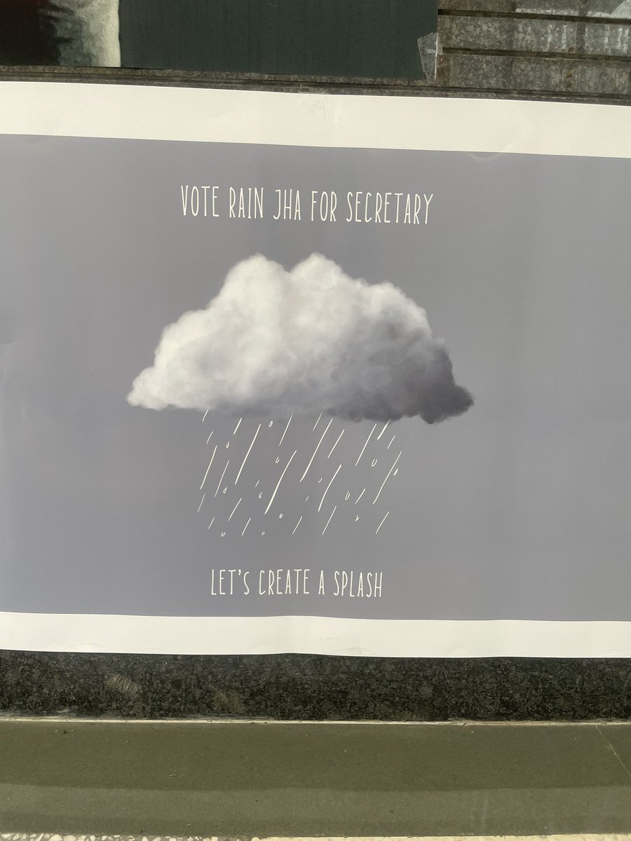 Our student council election posters are so creative. They’re cracking me up 😆 <a href="/TBS_Delhi/">TBS Delhi</a>