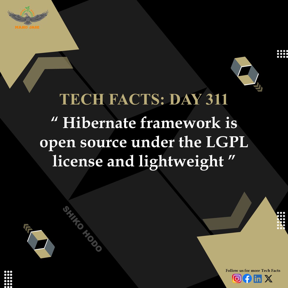 mahojase's tweet photo. Tech Facts: Day 311

#hibernate #hibernate #Hibernate #Java #ORM #Database #Programming #SoftwareDevelopment #OpenSource #JavaDevelopment #CodingLife #Hibernate #JavaProgramming #ObjectRelationalMapping 
#DatabaseDevelopment #TechIndustry 
#JavaCommunity #dailytechfacts #mjit https://t.co/3Blo92zw3h
