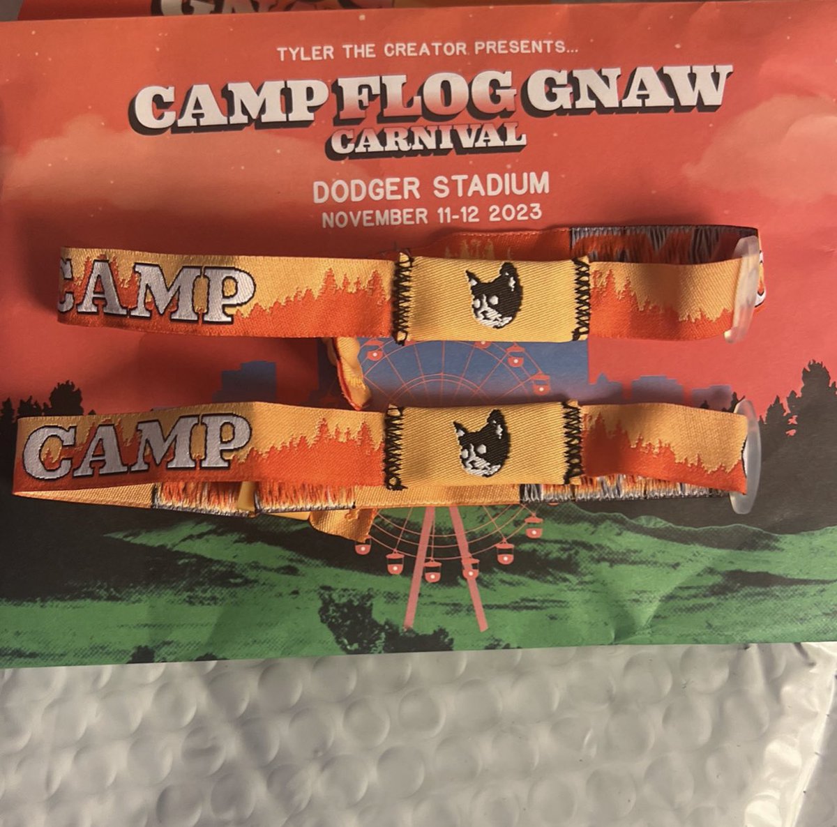 sofiaaamaria's tweet image. Hiii im selling my Camp Flog Gnaw tickets if any body is interested! I am flexible with pricing i just need them gone 🤍 #cfg2023 #campfloggnaw #floggnaw