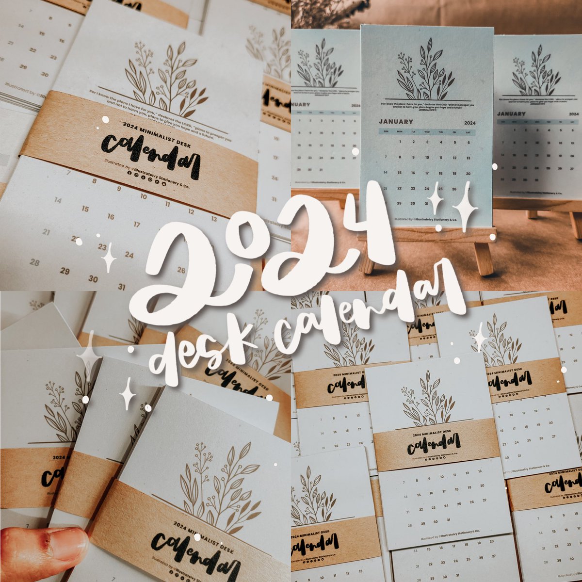 The 2024 Calendar is out! 📆🎉 Been working for this one for weeks and finally it's here — One of our new calendars, which makes a perfect gift! 🛒 Head over to my shopee.ph/illustrateivys… to check out each of the pages — shp.ee/jx5e4wz