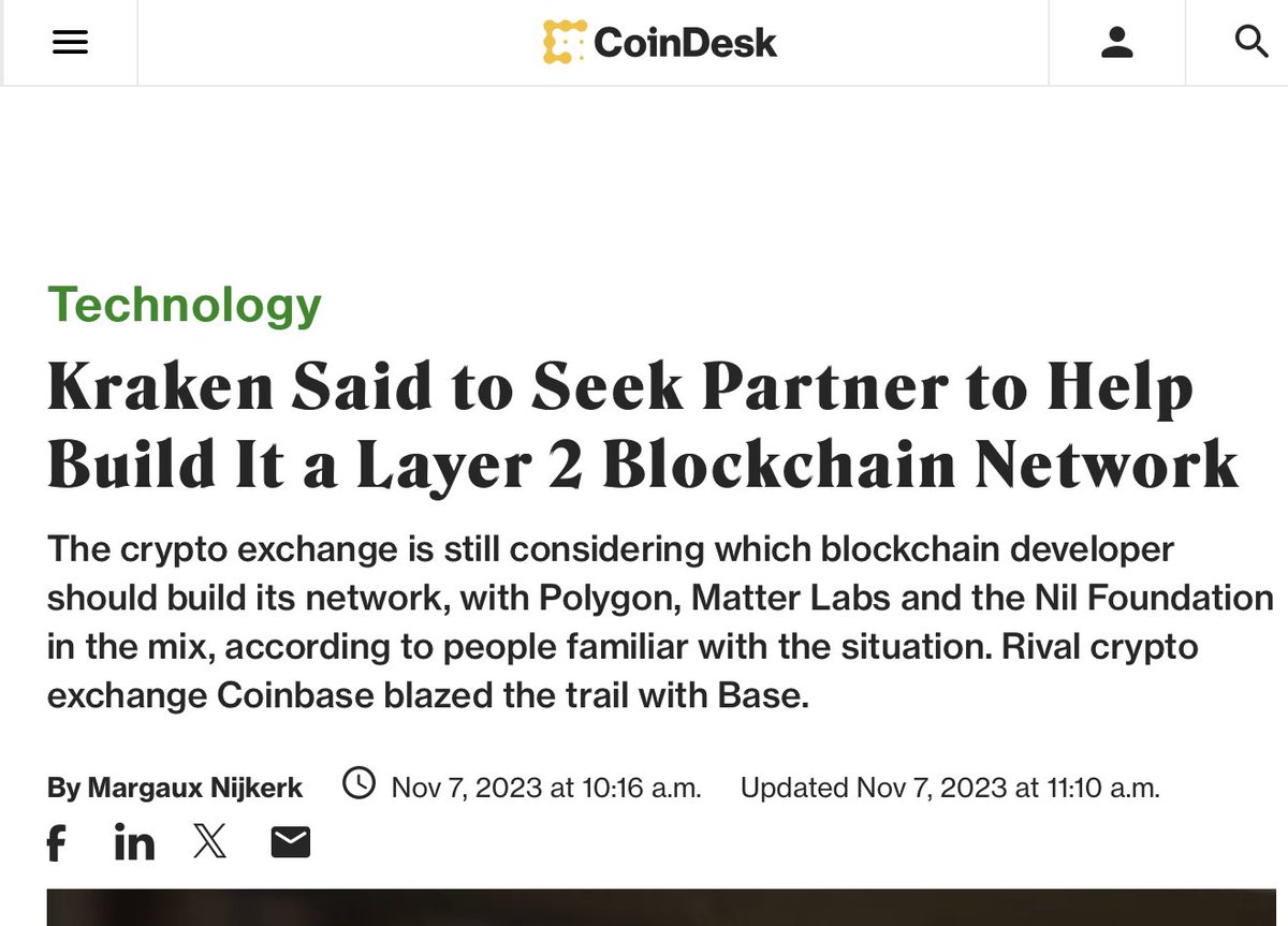 bokujyuumai's tweet image. ETH速報:米大手仮想通貨取引所のKrakenはコインベースに続きイーサリアムL2のローンチ提携先を模索中。BaseのOP StackではなくzkSyncのZK StackやPolygon CDKなどのzkEVMになる予定だという。
#イーサリアム #仮想通貨 #Ethereum #Kraken #暗号資産 #ETH