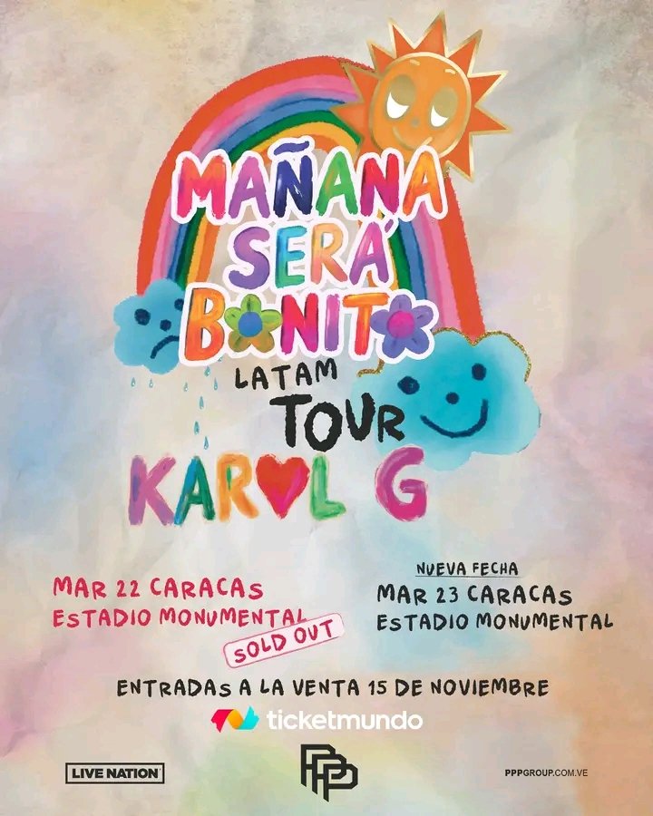 #KarolG #Venezuela las entradas han quedado SOLD OUT en 6 días. Y yo sin muriendome 😭😭😭 Porq no tengo como comprarlas 😭😭😭 y tanto que amo a mi Carolina anhelaba de estar en el concierto y de poderte conocer pero no puedo #losdesiempre 😭😭❤😍💕😘🥰te amo